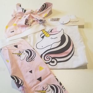 4 piece Unicorn set